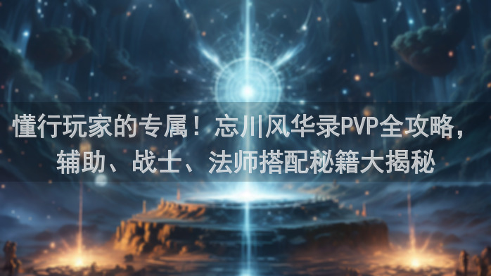 懂行玩家的专属！忘川风华录PVP全攻略，辅助、战士、法师搭配秘籍大揭秘